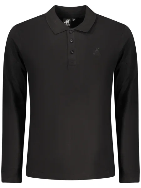 Polo U.s. Grand cu mâneci lungi negru