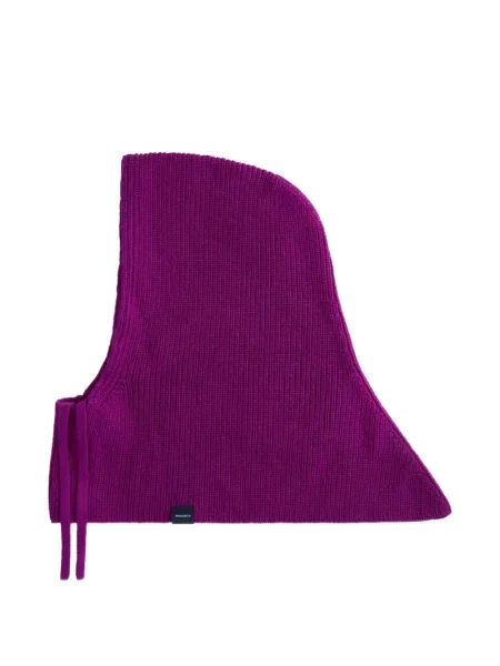 Căciulă Woolrich tricotate cu cordon violet