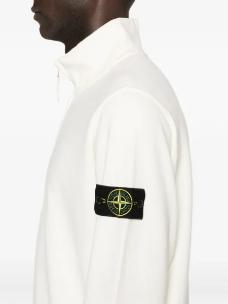 Hanorac cu fermoar Stone Island cu strasuri