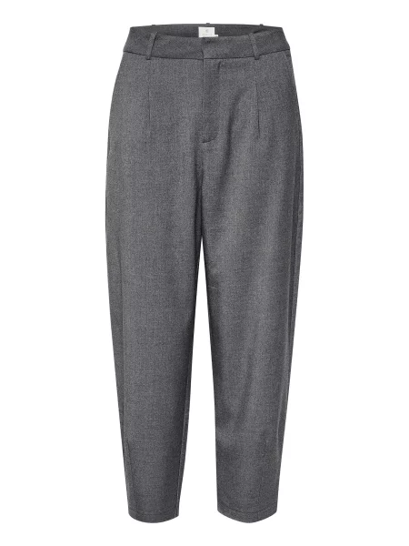 Kaffe Pantaloni cutați Merle amestecat gri
