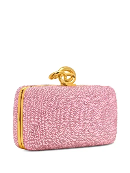 Geantă plic Oscar De La Renta roz