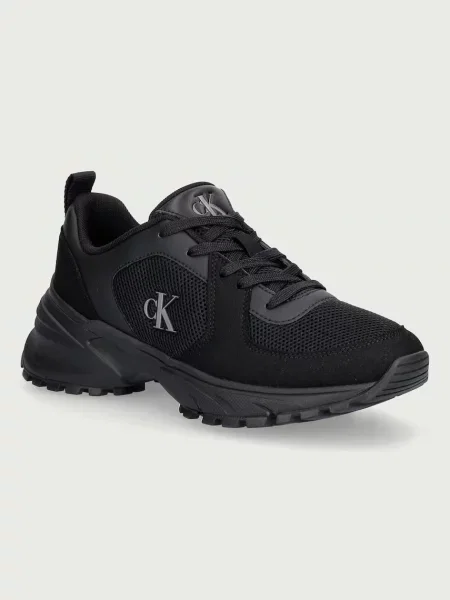 Calvin Klein HIKE RUNNER LACE UP SU MESH WMN sneakersy czarne