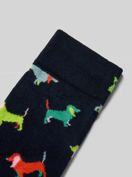 Skarpety Happy Socks z logo czarne