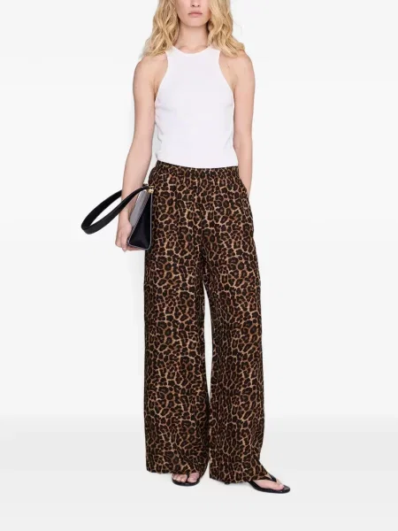 Pantaloni Anine Bing maro