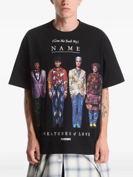 Tricou Pleasures cu imagine negru