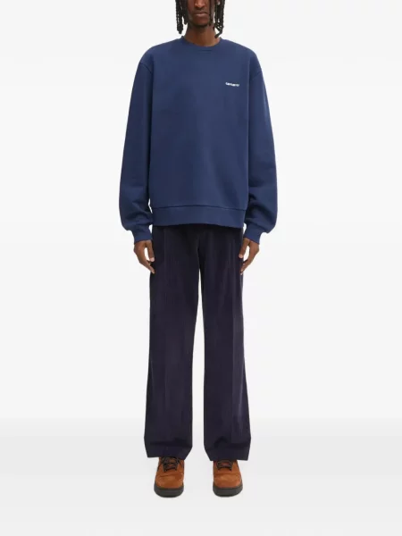 Hanorac Carhartt Wip cu imagine albastru