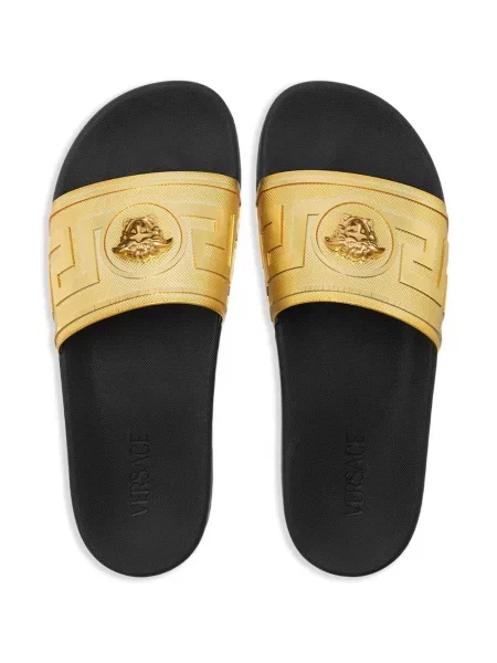 Papuci Versace auriu