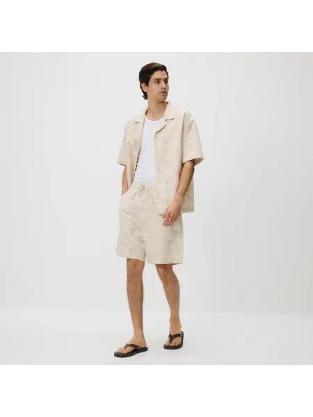 Reserved regular rövidnadrág bézs