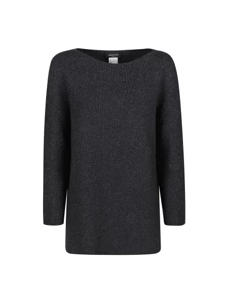 Dzianinowy sweter Fabiana Filippi czarny