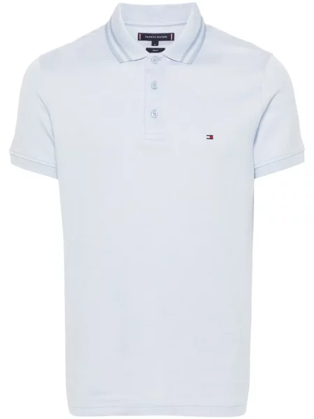 Polo Tommy Hilfiger cu broderie albastru