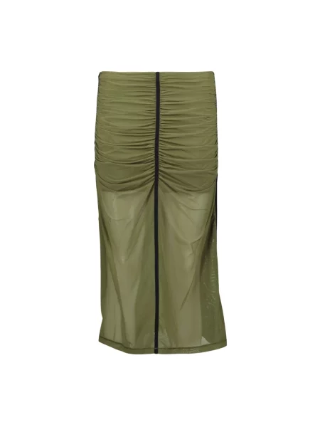 Przezroczysta spódnica Diesel zielona