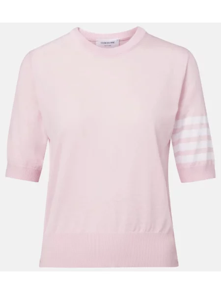 Pulover Thom Browne de lână roz
