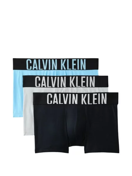 Boxeri Calvin Klein Underwear cu autograf albastru