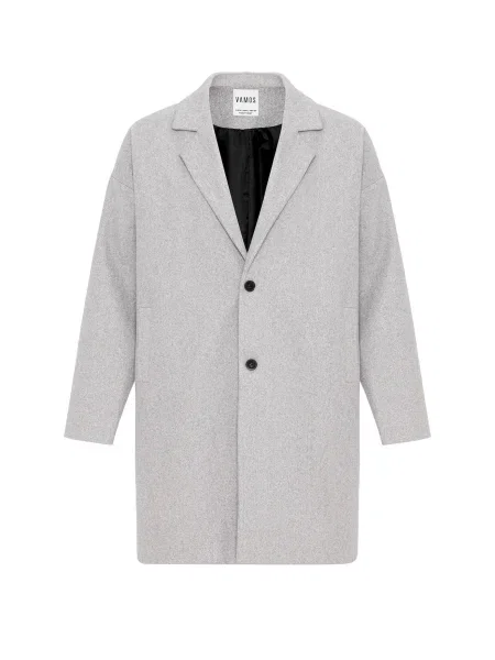 VAMOS CLO Prijelazni kaput melange siva