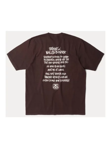 Koszulka Stussy brązowa