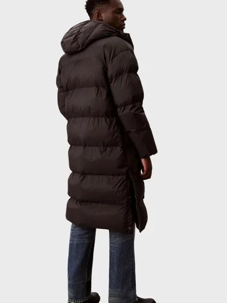 Довга джинсова куртка Calvin Klein Jeans чорна