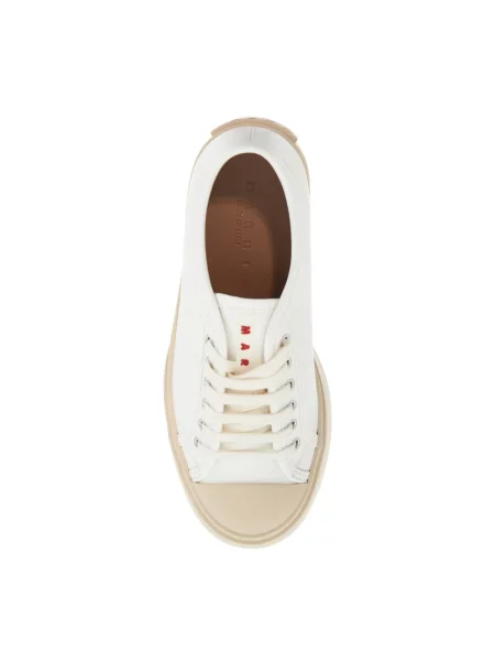 Sneakersy Marni skórzane białe