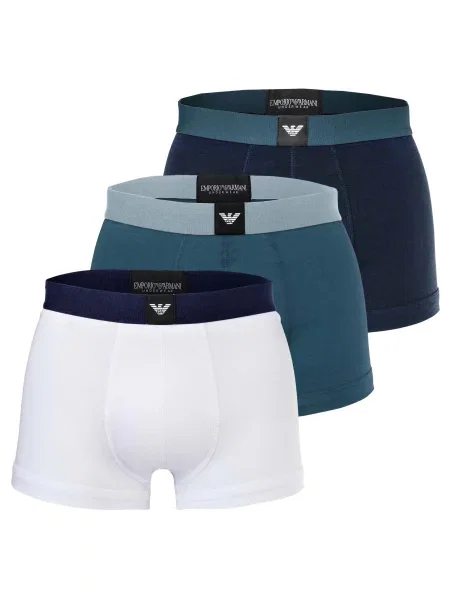 Emporio Armani Boksarice mornarska / petrol / črna bela