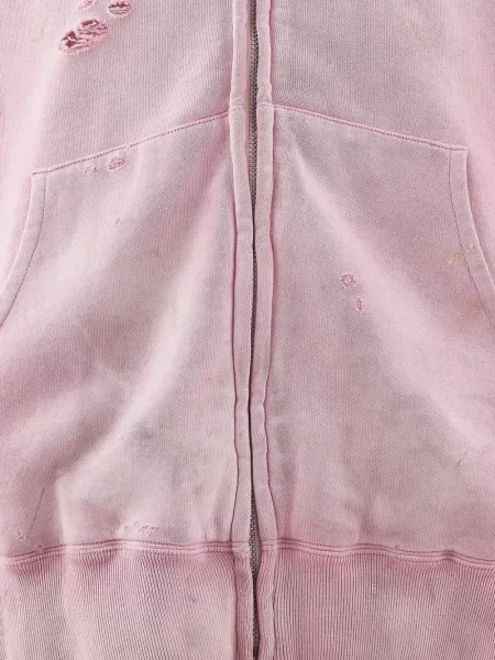 Hoodie Takashi Murakami με φθαρμένο εφέ ροζ
