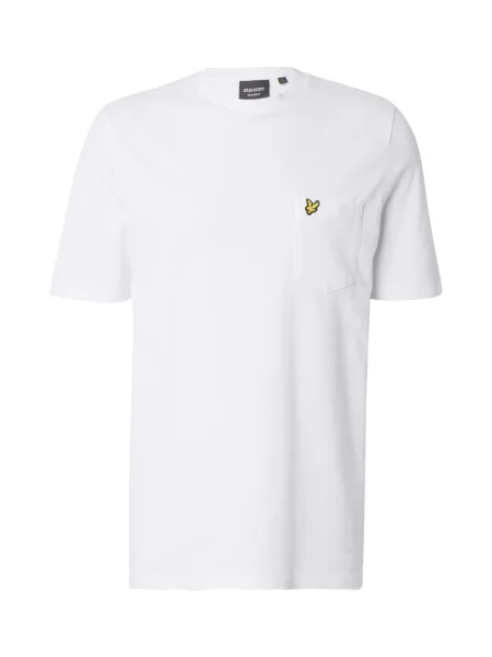 Lyle & Scott Tričko žlutá / černá bílá