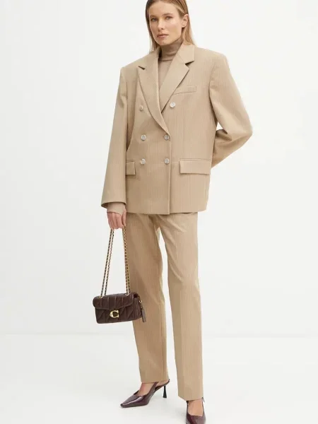 Кожаная сумка Coach