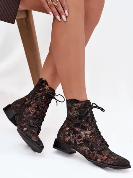 Kotníkové boty Maciejka černé