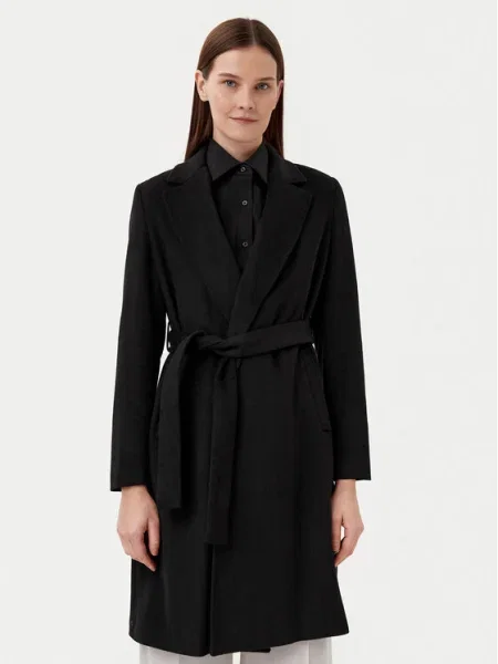 Motivi Palton de lână negru