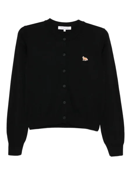 Kardigan dziecięcy Maison Kitsune czarny
