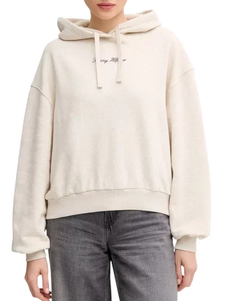 Hoodie Tommy Hilfiger s kapuco bež
