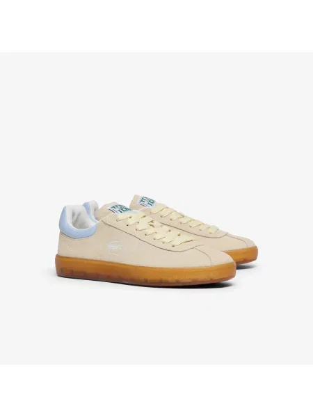 Lacoste Zamszowe Sneakersy Baseshot beżowy