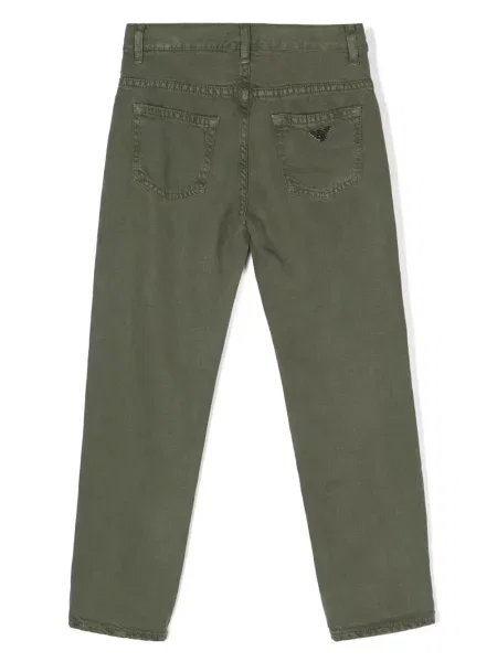 Spodnie dziecięce Emporio Armani zielone