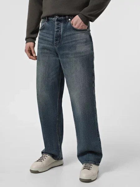 Прямі джинси Emporio Armani блакитний