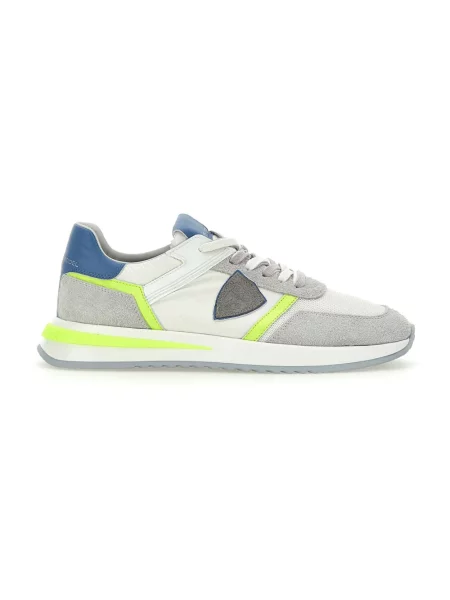 Buty do biegania Philippe Model skórzane do biegania niebieskie