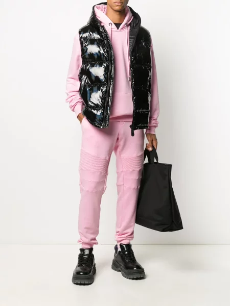 Kelnės Philipp Plein dygsniuotas rožinė