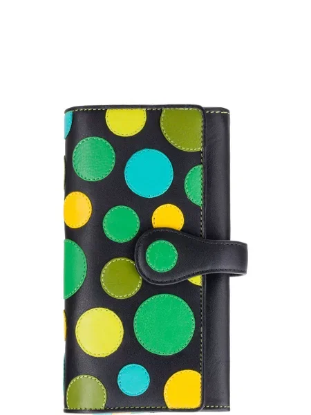 Кожаный кошелек Visconti черный