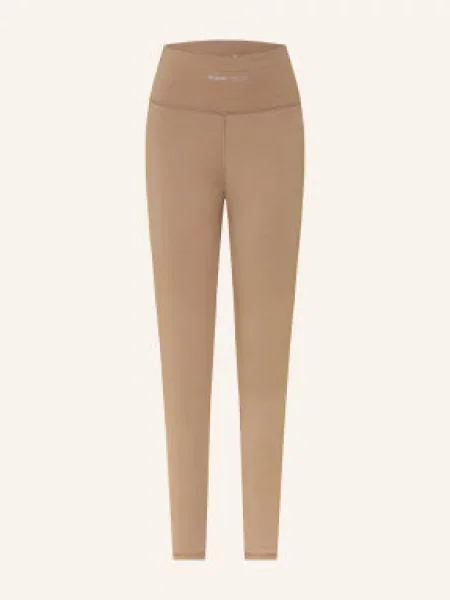 Super.Natural Legginsy High Rise Z Wełną Merynosową beige beżowe