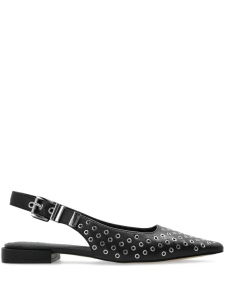 Кожени маратонки Michael Michael Kors бродирани с леопардов принт черно