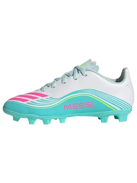 Čevlji za nagomet adidas Messi Club Firm Ground / Multi Ground bela