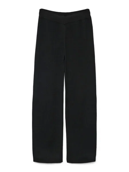 Vero Moda Плетени панталони Gold Art черен