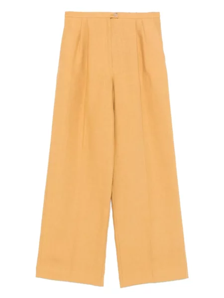Pantaloni Forte_forte de in galben