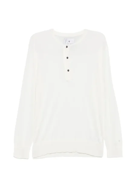 Cardigan Seven Gauge lung alb