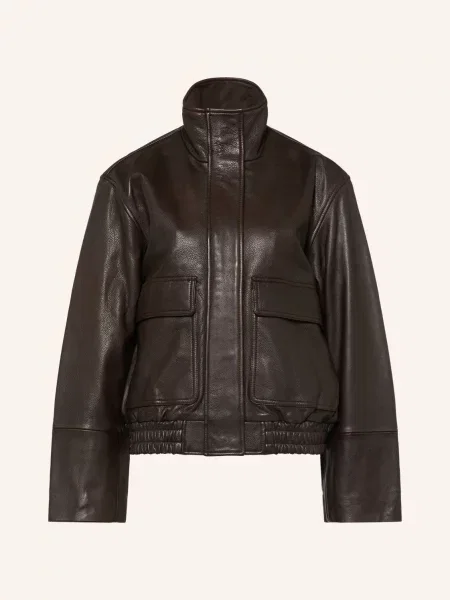 Tommy Hilfiger Skórzana Kurtka braun