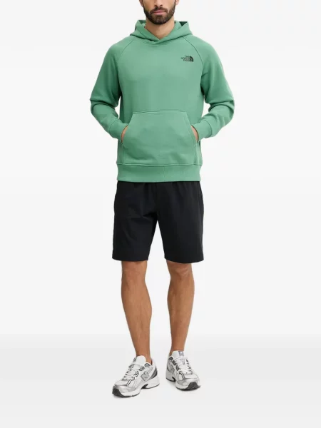 Hanorac cu glugă The North Face cu imagine verde
