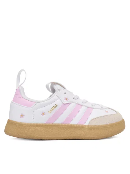 Детские кроссовки Adidas Samba белые