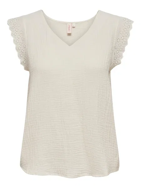 ONLY Tricou THYRA murdar alb