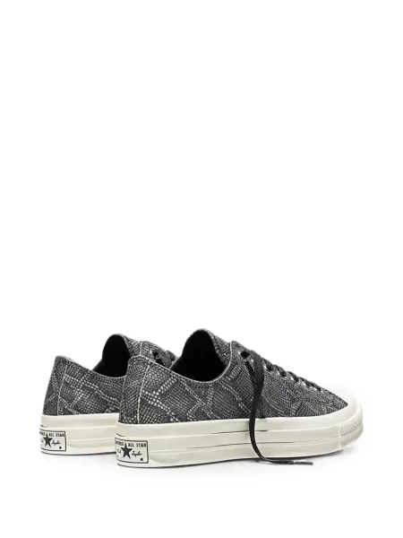 Sneakerși Converse Chuck 70 cu model leopard cu mărgele negru