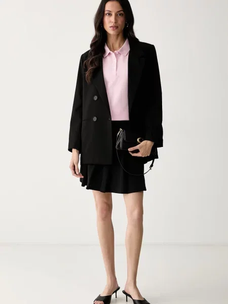Tricou polo Karl Lagerfeld roz