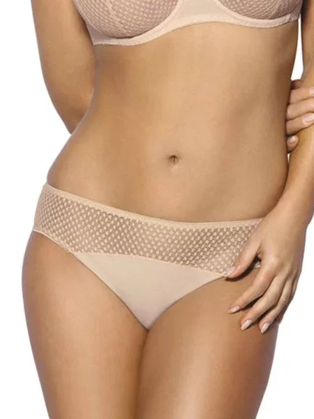 Слипы с микрофибры в горошек бежеві