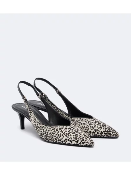 Pantofi cu toc Isabel Marant slingback alb