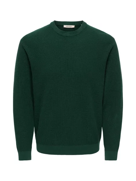 Only & Sons Pulover ONSTony închis verde